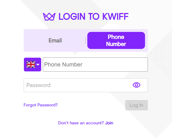 Kwiff Casino Login